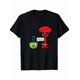 thumbnail image 1 of Summer Men's Casual Black Short Sleeved T-shirt, Suitable for Parties and Outdoor Sports, 1 of 5