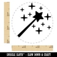thumbnail image 2 of Magic Fairy Wand Self-Inking Rubber Stamp Ink Stamper - Pink Ink - Small 3/4 Inch, 2 of 7