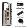 thumbnail image 2 of WIRESTER Shockproof Soft Rubber Cover Case for Samsung Galaxy S25 Ultra 6.8" 2025, Retro White Cassette Tape Hip Hop, 2 of 5