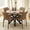 Beige, variant on NORDICANA 37" Round Dining Table Set for 4, Mid Century Modern Small Coffee Set for Dining Room Kitchen Apartment (Brown Table + 4 PU Leather Brown Chairs)