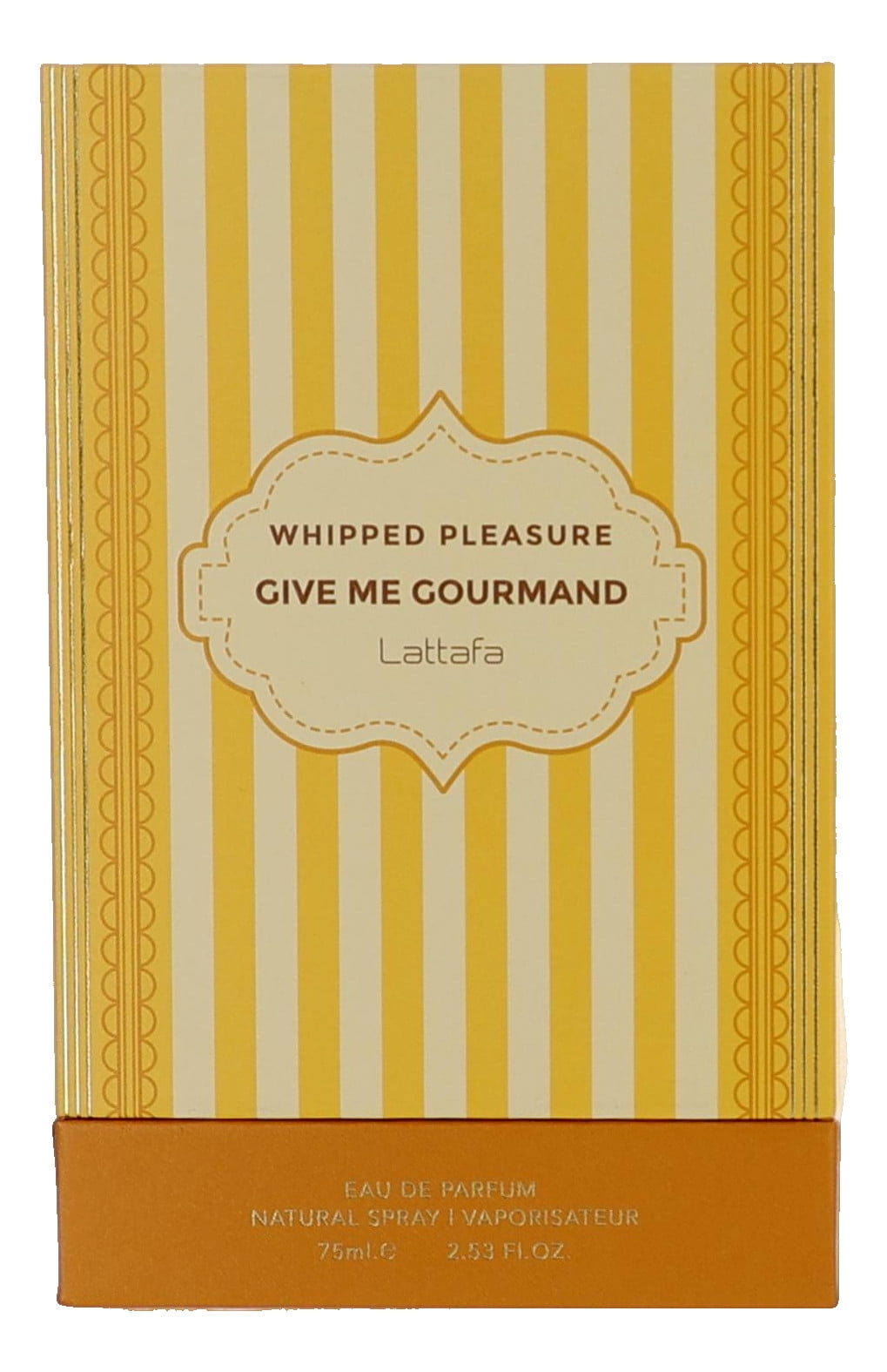 Lattafa ラッタファ ギブミーグルマン ホイップドプレジャー 75ml Whipped Pleasure Give Me Gourmand by Lattafa, 2.53oz EDP Spray