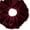 burgundy, variant on Velvet Scrunchies King Size Turquoise XXL Plush Ponytail Holders Oversized Big Made in the USA