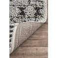 thumbnail image 3 of nuLOOM Vasiliki Moroccan Shaggy With Tassels Area Rug, 7' 10" x 10', Gray, 3 of 4