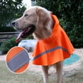 thumbnail image 3 of ZDM Large Dog Raincoat Adjustable Pet Water Proof Clothes Lightweight Rain Jacket Poncho Hoodies with Strip Reflective (XXXL, Yellow), 3 of 6