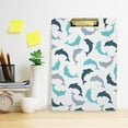 thumbnail image 6 of Coolnut Dolphin Clipboard, Acrylic Standard A4 Letter Size Clip Board with Low Profile Clip for Office, Classroom, Doctor, Nurse and Teacher, 12.5"x9", 6 of 7