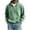 Mint Green, variant on JUUYY Men's Quarter Zip Pullover Hoodies with Pocket Loose Fit Long Sleeve Casual Half Zipper Hooded Sweatshirt Fall Winter Outfit White XL