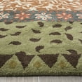 thumbnail image 3 of SAFAVIEH Bella Floral Striped Wool Area Rug, Ivory/Multi, 6' x 9', 3 of 7