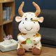 thumbnail image 5 of Gwong Juguete Año Nuevo símbolo lindo dibujos animados vaca peluche peluche juguete sofá decoración casera muñeca Gwong 30007875, 5 of 7