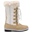 thumbnail image 2 of Dream Pairs Botas de nieve cálidas de invierno para mujer Botas de nieve informales impermeables a media pantorrilla para exteriores RIVER_1 Dream Pairs MAINE, 2 of 6