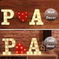 thumbnail image 4 of LED Marquee Letter Lights Sign, Light Up Alphabet Letter for Home Party Wedding Decoration B, 4 of 5
