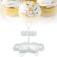 thumbnail image 2 of Support à Gâteau Rond en Fer à 3 Niveaux 12 Tasses, Support à Dessert, Fournitures pour Fête, Thé, Gâteau, 2 of 8