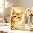 thumbnail image 5 of QISIWOLE Yellow 2027-2030 Monthly Planner Notebook with Cute Cat Cover, 5.8x8.3in Spiral Bound Agenda for Women, 5 Year Calendar Planner with Monthly Tabs, Learning Office Supplies, 5 of 7