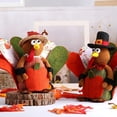 thumbnail image 2 of Stuffed Turkey Toy Plush Thanksgiving Animal Dolls Thanksgiving Tabletop Decorations for Thanksgiving Party Supplies, 2 of 5