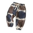 thumbnail image 2 of Esaierr Kids Baby Boys Girls Spring Fall Sweatpants 1M-12T Autumn New Active Pants Fashion Soft Toddler Tie-Dyed Jogger Pants, 2 of 8
