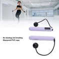 thumbnail image 4 of Rope with Counter, Rechargeable Cordless Skipping Rope, Handle with Digital Screen, Weighted Design, with Ball Bearings, Compact Home Exercise Equipmnet, for Men Women Fitness, 4 of 7