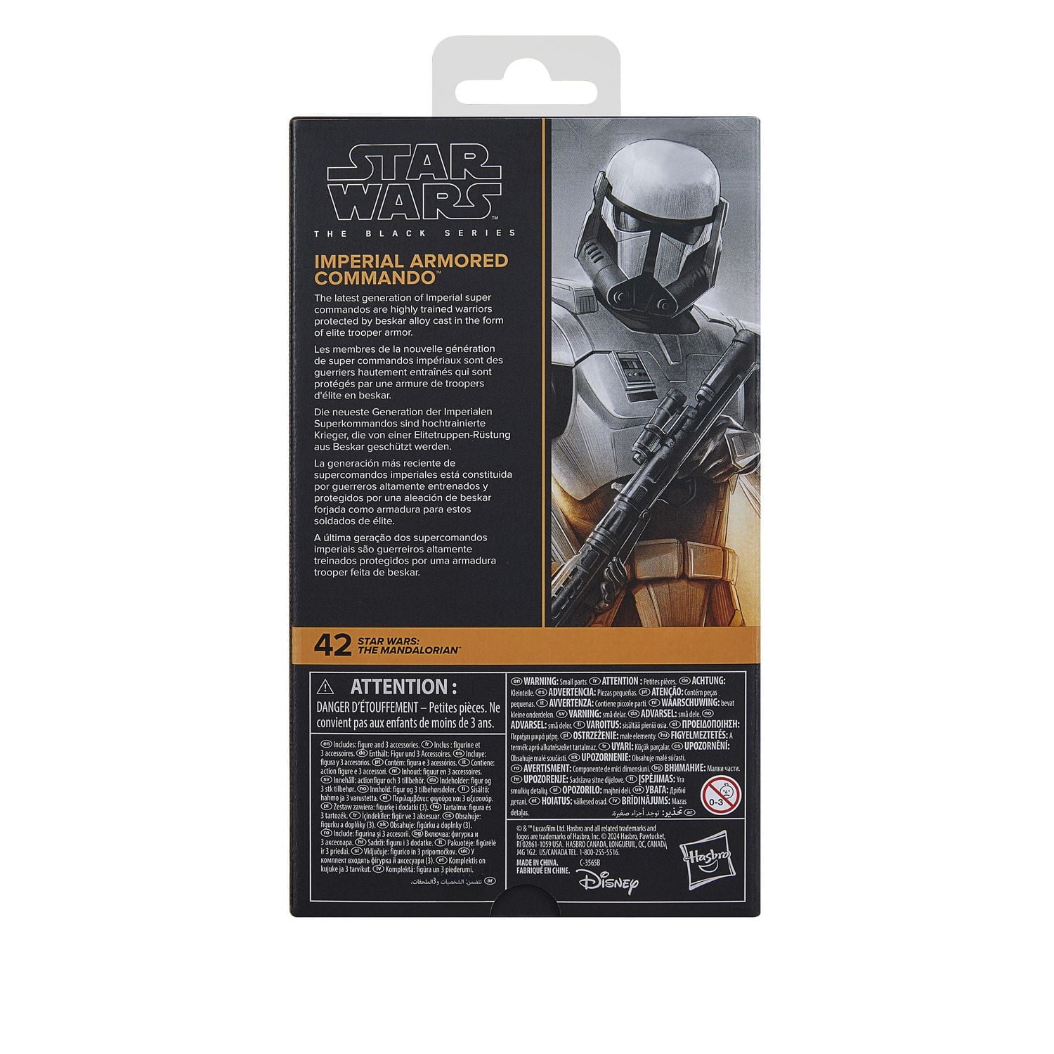 Star Wars The Black Series Imperial Armored Commando Collectible Action Figure (6”)