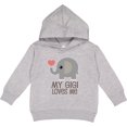 thumbnail image 2 of Inktastic My Gigi Loves Me Grandchild Toddler Hoodie, 2 of 4