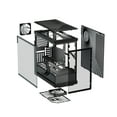 thumbnail image 4 of HYTE Y40 Modern Aesthetic Panoramic Tempered Glass Mid-Tower ATX Computer Gaming Case with PCIE 4.0 Riser Cable Included, Black, 4 of 6