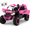 Pink, variant on Xuanlur 24V Ride on Toys for Big Kids, 2 Seater Electric Car w/Parents Remote Control, 4 Wheel Suspension, Max 8MPH, Slow Start, 2X200W Motors, Bluetooth, Music, LED, Ride on UTV for Ages 3-6, Blue