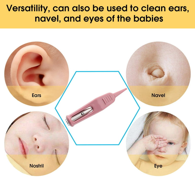 Baby Nose Clip Light Tweezers Ear Nose Cleaning Tool W0V7