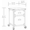 thumbnail image 5 of Better Homes & Gardens 2 Drawer Rustic Country File Cabinet, Weathered Pine Finish, 5 of 10