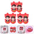 thumbnail image 5 of 3 PCS Cake Body Adornment Chinese Style Par Cake Decor Decor Presents, 5 of 5