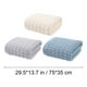 thumbnail image 3 of Juego de 3 Toallas Absorbentes de Terciopelo a Rayas Xiying para Niños: Toallas Suaves y de Secado Rápido para El Baño y El Gimnasio., 3 of 7