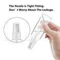 thumbnail image 3 of 4 Pack Spray Bottles 2oz Clear Plastic Empty Refillable Mini Spritzer for Travel, Cleaning, Gardening, Skin Care Atomizer for Essential Oils, Perfume, 3 of 9