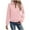 Pinky, variant on Womens Lightweight Full Zip up Jackets Long Sleeve Lapel Collar Coats Fall Winter Fashion Casual Outerwear New Business Casual Jackets for Women Pinky L