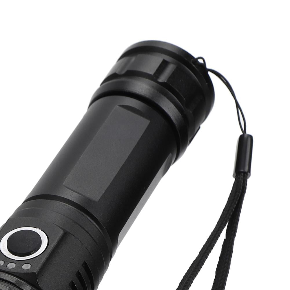 Hot Black 5W 300Lm Mini LED Flashlight Torch Adjustable Focus Zoom Light Lamp 