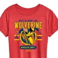 thumbnail image 3 of Marvel Wolverine - Collegiate Scratch - Women's Short Sleeve Graphic T-Shirt, 3 of 5