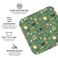 thumbnail image 4 of Fuzoiu St. Patrick's day Print Leather Coasters Set,Drink Coasters Set of 6,for Tabletop Protection, Durable PVC Coasters,Home Décor and Housewarming Gift,Square, 4 of 7