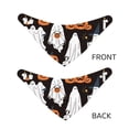 thumbnail image 3 of Sikiie Halloween Ghosts And Pumpkins Dog Bandanas-Dog Scarf Bib Kerchief Breed for Dogs and Small for Pets Gift-, 3 of 5