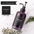 thumbnail image 4 of Set dispensador de sirope de café HomeFeel Glass de 500 ml con 84 etiquetas, 4 of 7
