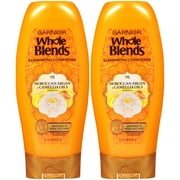 Garnier Whole Blends Conditioner with Moroccan Argan & Camellia Oils Extracts, N?A, 2 count