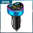 thumbnail image 1 of Practical Car Charger Multifunctional Audio Coche Adapter Receiver Portable With Digital Display Fm Transmitter Car Supplies02United States He Qiyong unisex, 1 of 1