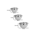 thumbnail image 3 of Juego De 6 Tazones Bowl De Acero Inoxidable Para Mezclar Plata, 3 of 4