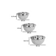 thumbnail image 3 of Juego De 6 Tazones Bowl De Acero Inoxidable Para Mezclar Plata, 3 of 4