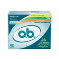 thumbnail image 2 of o.b. Tampons No Applicator, Unscented - 40ct (18ct Regular/12ct Super/10ct Super Plus), 2 of 7
