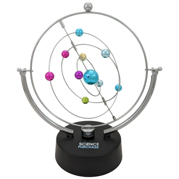 SciencePurchase Kinetic Perpetual Motion Galaxy, Outer Space Gadget That Flips and Rotates in Continuous Motion