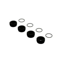 ARRMA Aluminum Front Hub Nut Black Inc. O-Rings 4 ARA330775 Elec Car/Truck Replacement Parts