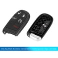 thumbnail image 4 of Unique Bargains Car Replacement Key Fob Shell Case Black M3N-40821302 for Jeep Compass 2017-2018, 4 of 6