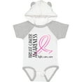thumbnail image 3 of Inktastic Breast Cancer Awareness- Fight, care, cure Boys or Girls Baby Bodysuit, 3 of 5