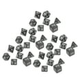 thumbnail image 2 of Juego de dados de plástico Bling Bling 35 piezas poliédricos negro, 2 of 12