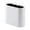 White, variant on Esquirla Slim Trash Can Dustbin Garbage Can Rubbish Bin Waste Basket Simple Wastebasket Narrow Garbage Bin for Bedroom Kitchen Toilet White