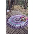 thumbnail image 1 of Toalla de playa redonda estampada, chal protector solar, bufanda cuadrada de verano, bufanda de los deseos, 1 of 6