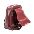thumbnail image 5 of M Series | KENDALL | Leather Business Laptop Tablet Backpack - Red, 5 of 5