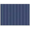 thumbnail image 2 of Geometric Area Rug 4'x6' Navy Blue and White Striped Geometric Washable Area Rugs Non Shedding Floor Carpet Rubber Backing Non Slip Indoor Mats for Living Room Bedroom Kitchen, 2 of 8