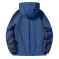 thumbnail image 4 of Breezora Veste Imperméable Résistante au Vent pour Femmes Manteau de Pluie Extérieur Décontracté Résistant aux Intempéries Taille TG Bleu, 4 of 9