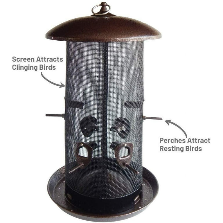 Stokes Select Wild Bird Giant Combo Screen Feeder, 6 Ports, 11-Lb capacity Stokes Select Wild Bird Giant Combo Screen Feeder, 6 Ports, 11-Lb capacity